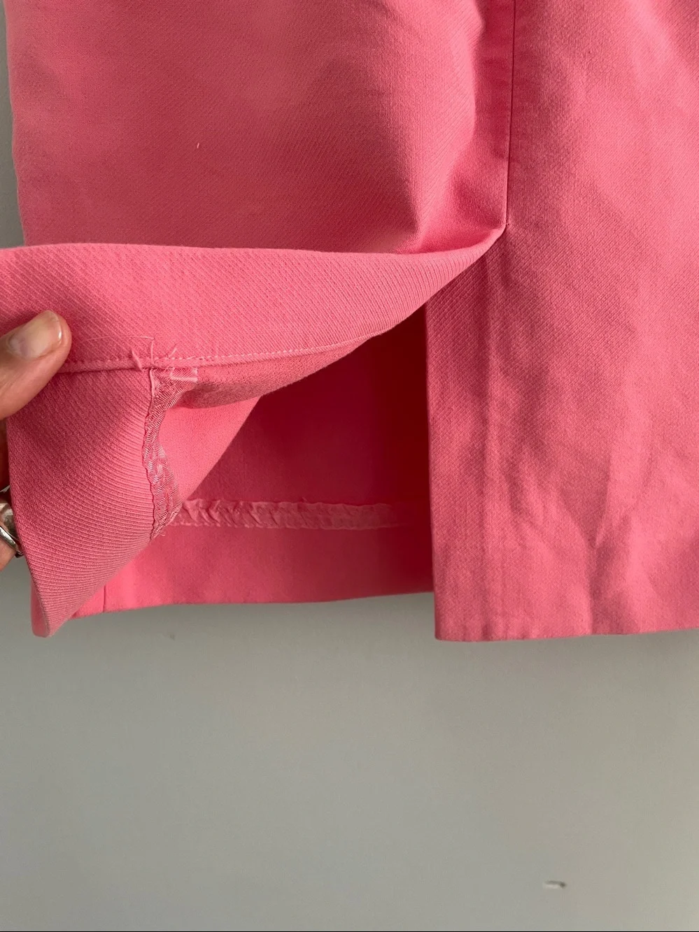 J. CREW Pink Bow-Front Pencil Skirt